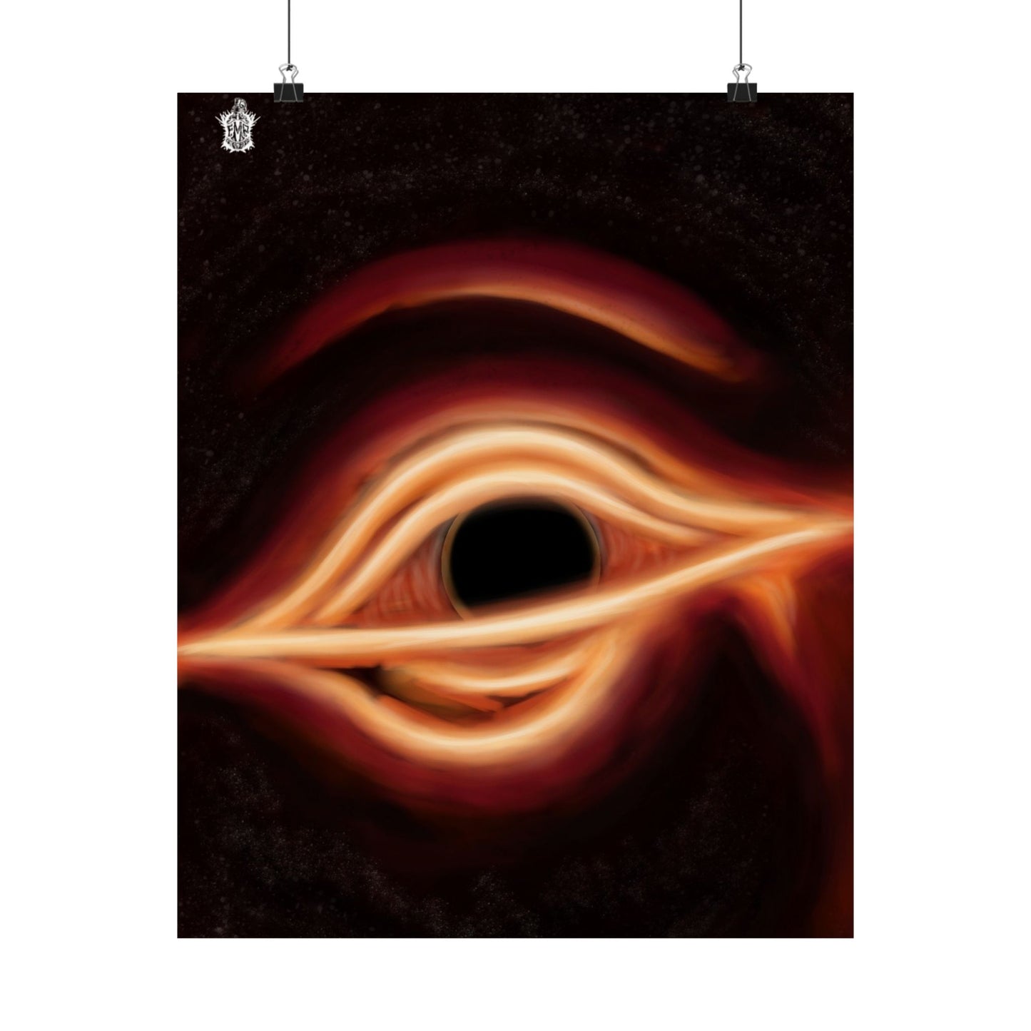 Eye of God - Cosmic Eye Matte Vertical Poster