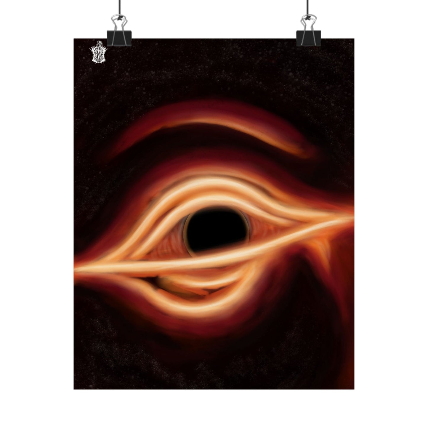 Eye of God - Cosmic Eye Matte Vertical Poster
