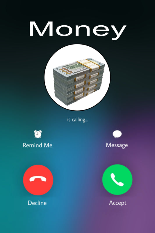 Money Calling #2 Matte Vertical Poster