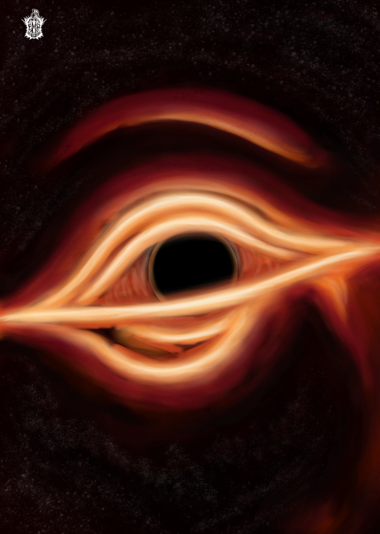 Eye of God - Cosmic Eye Matte Vertical Poster