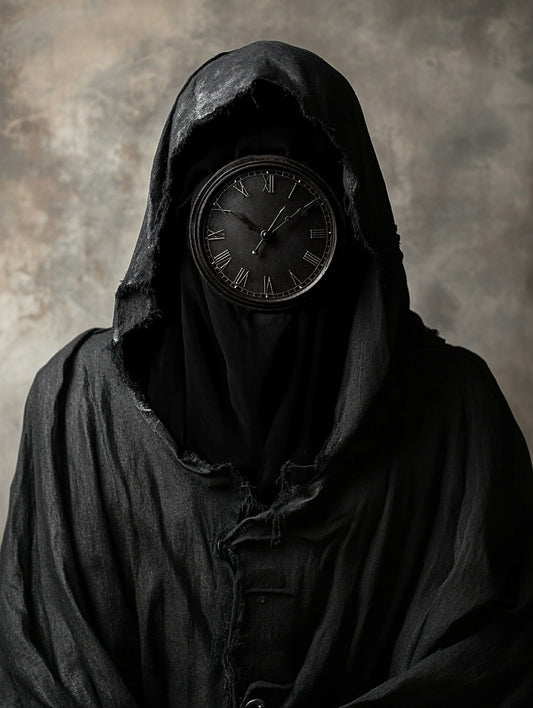 Ethereal Matte Vertical Poster - Timeless Grim Reaper Art for Home Decor
